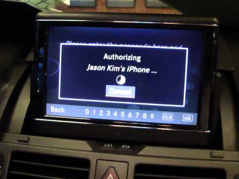 how to bluetooth mercedes