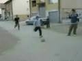 Cement Football Prank