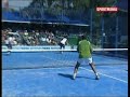 PADEL - Willy Lahoz la saca por tres desde la linea de saque