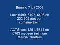 Treinen door Bunnik, 7 juli 2007