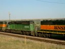 Four SD40's
