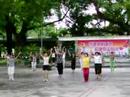 Morning aerobics in China