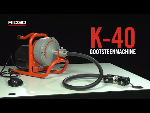 RIDGID K-40 gootsteenmachine