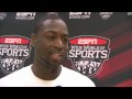 Miami Heat guard Dwyane Wade at ESPN Wide World of Sports talks AAU, LeBron ...