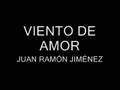 VIENTO DE AMOR. JUAN RAMÓN JIMÉNEZ