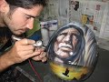 co?kun ?akre, airbrush motobikes helmet taboo studio