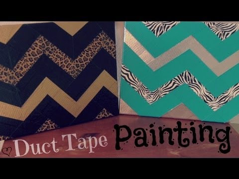 how to paint zig zags on a wall