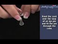 How to Use a Cone - Jewelry Making