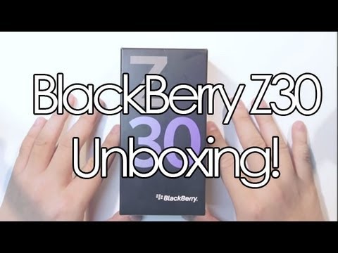 BlackBerry Z30: Unboxing, Hands-on and Initial Impressions