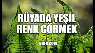 Rüyada Yeşil Renk Görmek Ne Anlama Gelir 