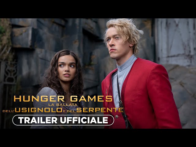Anteprima Immagine Trailer Trailer di Hunger Games: La Ballata dell'Usignolo e del Serpente,  film prequel con Tom Blyth, Rachel Zegler, Peter Dinklage