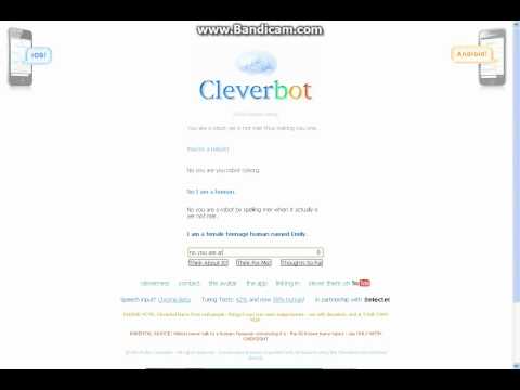 how to prove cleverbot is a robot