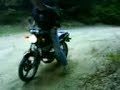 Moped backwards