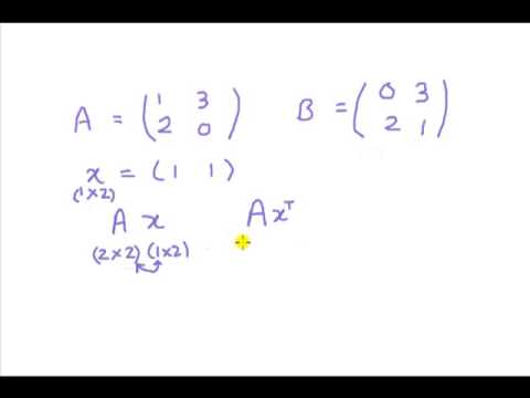 how to multiply matrix with vector