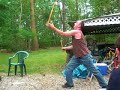 hostile omish- davey juggling sticks