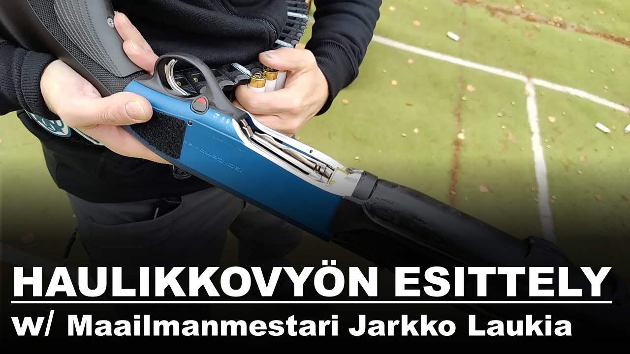 Haulikon latausvyön esittely - maailmanmestari Jarkko Laukia