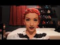 Retro Vintage Pin Curls Using A Clipless Iron or Curling Iron HD