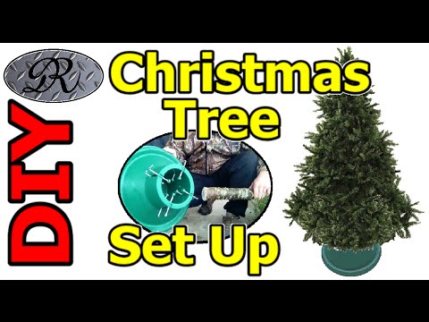 how to put up a christmas tree