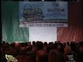 Il trio Berlusconi-LaRussa-Fini canta l\ Il trio Berlusconi-LaRussa-Fini canta l\