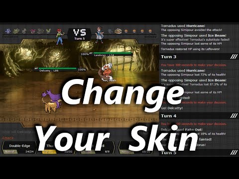 how to change your skin in pokemon x