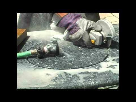 how to remove undermount sink from granite