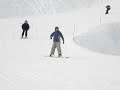 Andrew snowboarding in Les Gets
