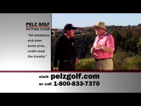 Dave Pelz and Phil Mickelson discuss the golf-putting training aid, The Putting Tutor
