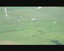 Jo paragliding at Bossington