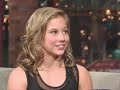 Shawn Johnson on the Late Show with Dave Letterman