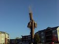 Ovaltine chimney implosion in Villa Park