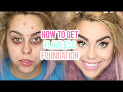 ACNE FOUNDATION ROUTINE FOR FLAWLESS SKIN (FULL COVERAGE TUTORIAL) I Nicole Matthews I