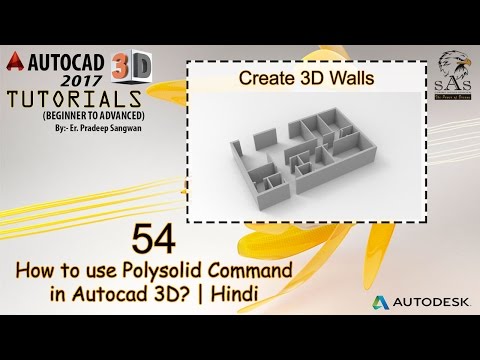 create walls using Polysolid or Extrude in Autocad