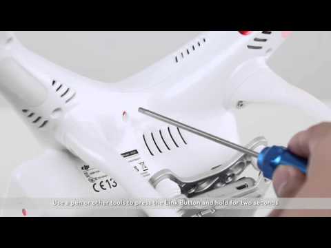 Phantom 3 Tutorials -How to link the Phantom 3 Standard and Remote Controller