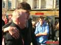 Keith Chegwin visits Plymouth wearing coat of cash