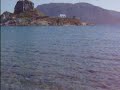 Lia on rocks at Kefalos