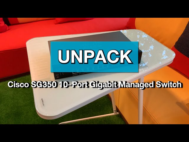 Cisco SG350-10-K9 10-Port Gigabit Managed Switch dans Réseaux  à Shawinigan