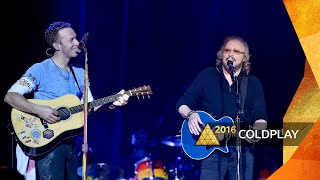 Coldplay - Stayin Alive (feat Barry Gibb) (Glaston