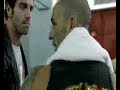 l'ispettore coliandro sempre avanti con kruh khao mezzetti che boxa il muro!
