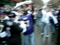Baltimore Ravens fans take over in Nashville Tennessee and beat the Titans in the playoff game