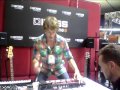 Rico at Roland the the NAMM 2012 Loop Pedal RC-300 station filmed by Frank Boxberger Boss Boom Box