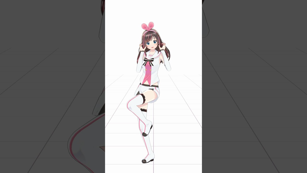 KAMACHO 白い空間でも踊ってみた！ #キズナアイ #shorts