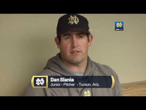 notre - Junior pitcher Dan Slania (Tucson, Ariz.) talks about how he became the closer for the Fighting Irish baseball team and how he has developed into that role.