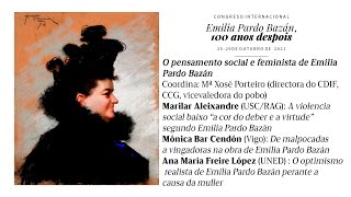 Mesa redonda: O pensamento social e feminista de Emilia Pardo Bazn