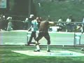 SHOT PUT , AWESOME  76 FOOT WARM UP THROW !!!