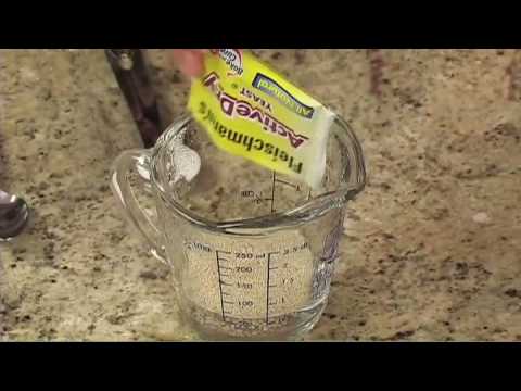 how to dissolve yeast cake