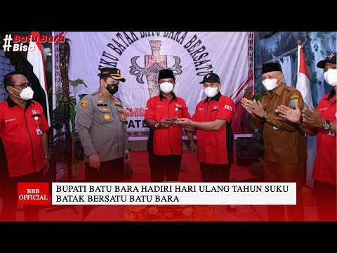 BUPATI BATU BARA HADIRI ULANG TAHUN SUKU BATAK BERSATU BATU BARA