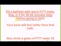 How to get rid of lower back pain / Natural home remedy for lower back pain.