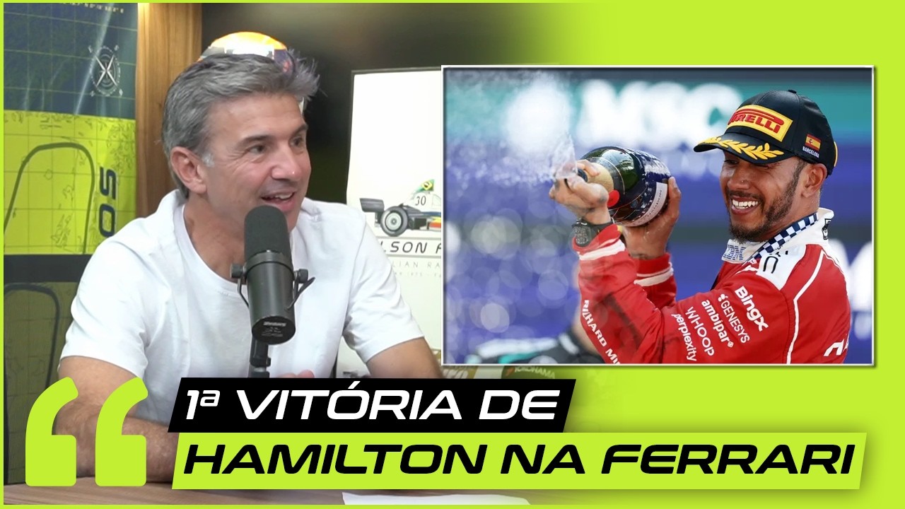 O pódio de Hamilton colocou a Ferrari de volta na disputa pelo mundial? #cortes #pelaspistaspodcast