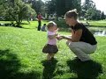 Emily walking at the park
