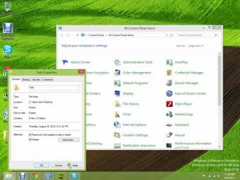how to locate hidden folders in windows 8